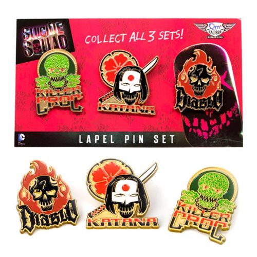 Suicide Squad Lapel Pin Set 2